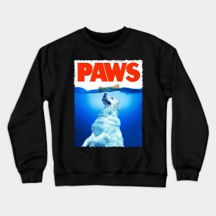 Majestic Mountain Guardians Great Pyrenees PAWS, Tee Triumph for Dog Lovers Crewneck Sweatshirt